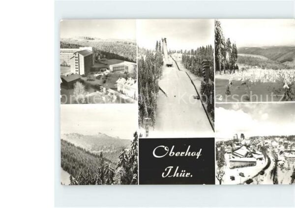 Oberhof Thueringen Schanze am Rennsteig Schweizerhütte