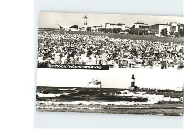 Rostock-Warnemuende Gaststätte Teepott Leuchtturm