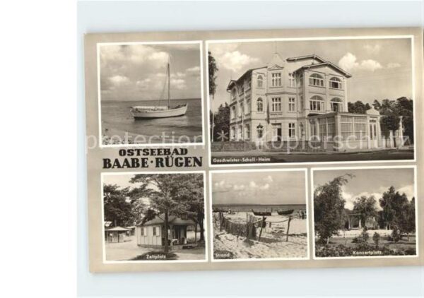Baabe Ostseebad Ruegen Geschwister Schell Heim