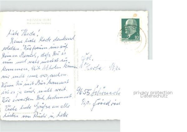 Meissen Elbe Sachsen Burgberg Dampfer – Bild 2