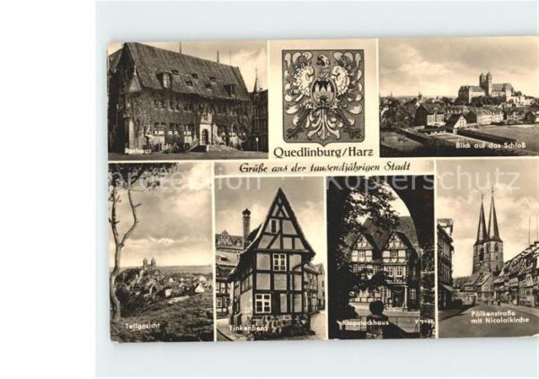 Quedlinburg Schloss Pölkenstrasse Nicolaikirche Fin