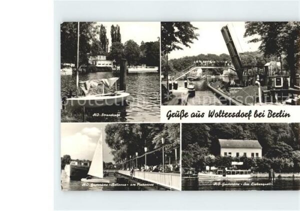 Woltersdorf Erkner HO Strandcafe Gaststätte Am Liebesquell