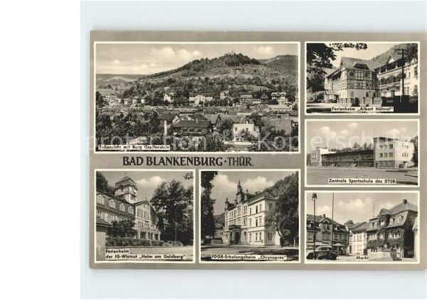 Bad Blankenburg Burg Greifenstein Ferienheim Albert Häh