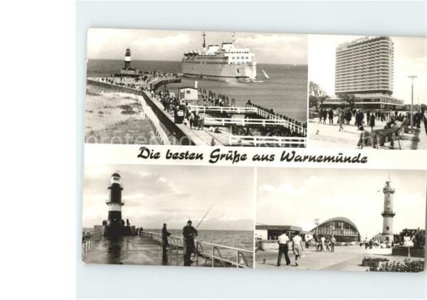 Warnemuende Ostseebad Fährschiff Warnemünde Hotel Neptun Stra