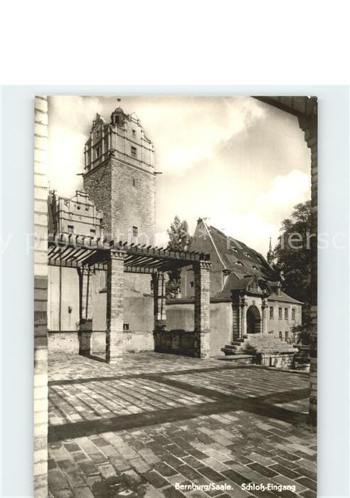 Bernburg Saale Schloss Eingang