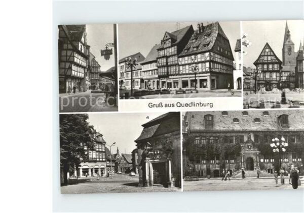 Quedlinburg Markt Marktkirchhof Rathaus