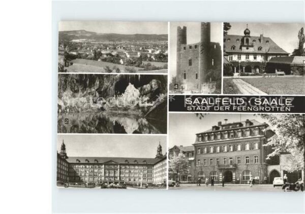 Saalfeld Saale Feengrotten Gralsburg Kreiskrankenhaus
