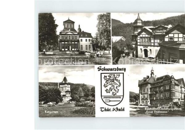 Schwarzburg Thueringer Wald Schlossberg Hotel Reichsbahn Erholungsh