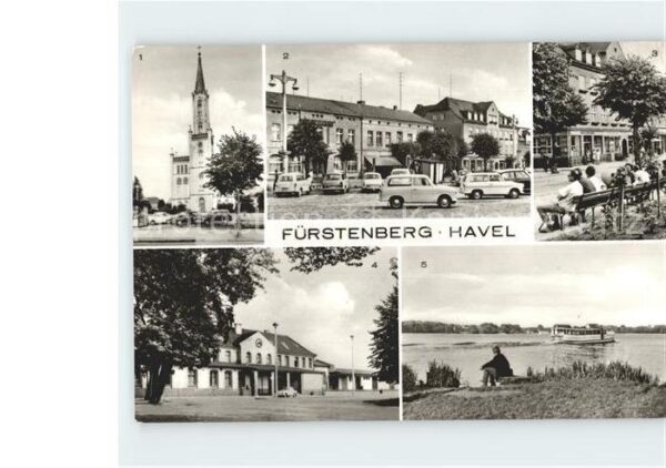 Fuerstenberg Havel Marktplatz Ernst Thalmann Strasse Bahnh