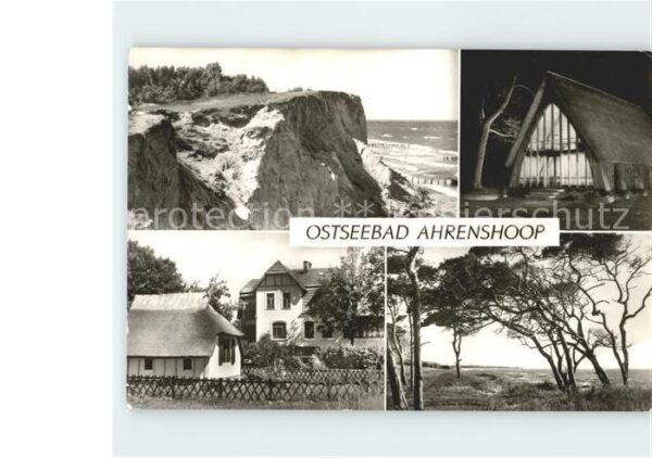 Ahrenshoop Ostseebad Steilküste Kirche Ahrenshoop Boddenhaus