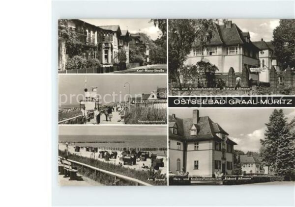 Graal-Mueritz Ostseebad Karl Marx Strasse Herz Kreislaufsanator