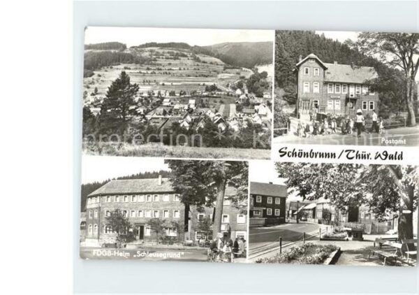 Schoenbrunn Greiz FDGB Heim Schleusegrund Postamt