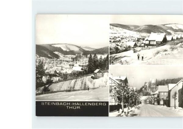 Steinbach-Hallenberg Skifahrer Teilansichten