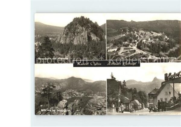 Oybin Berg Hochwald Felsengasse Scharfenstein