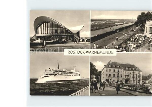 Rostock-Warnemuende Gaststätte Teepott Strandpromenade Fähr