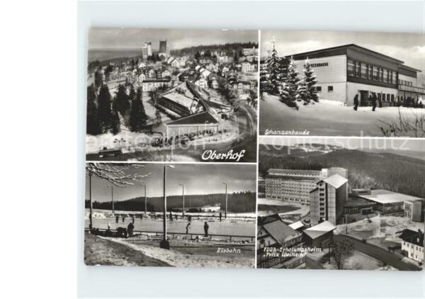 Oberhof Thueringen Schanzenbaude FDGB Erholungsheim Fritz