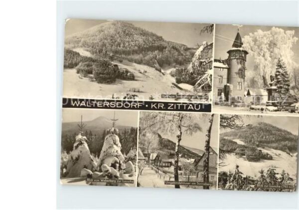 Waltersdorf Zittau Sonnberg Lausche Postamt Umgebindehäuse