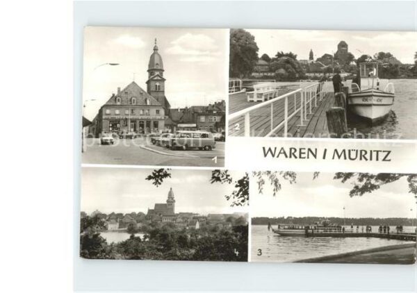 Waren Mueritz Markt Kietz Brücke Mühlenberg