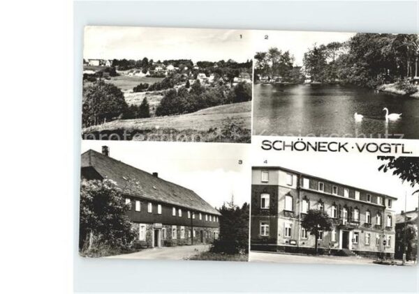 Schoeneck Vogtland STadtteich Ferienheim Tannehaus VEB Ene