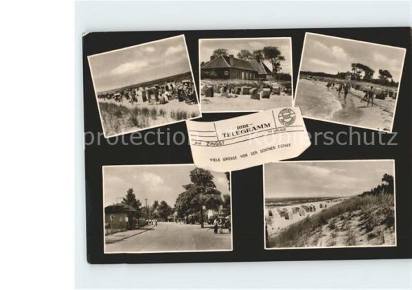 Zingst Ostseebad Reise Telegramm Strandleben