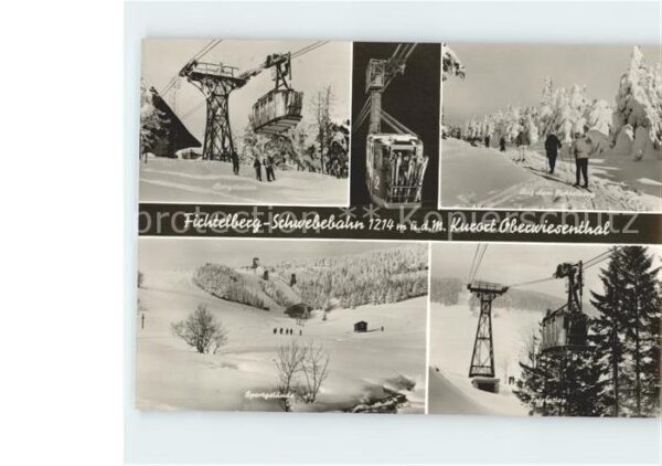 Oberwiesenthal Erzgebirge Fichtelberg Schwebebahn Bergstation Spo