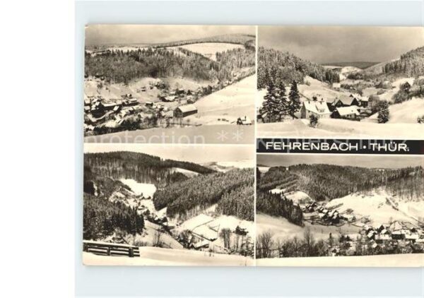 Fehrenbach Thueringer Wald Teilansichten