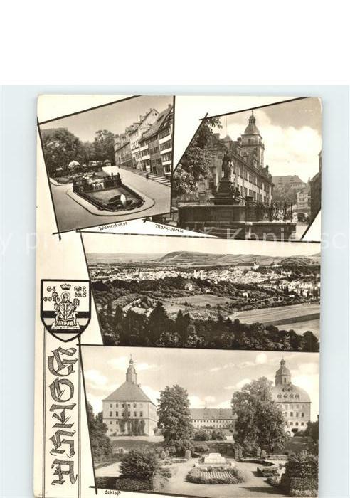 Gotha Thueringen Wasserkunst Marktpartie Schloss