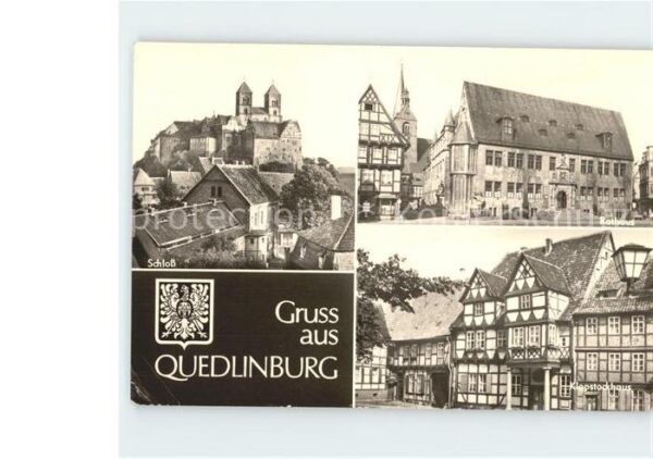 Quedlinburg Schloss Rathaus Klopstockhaus