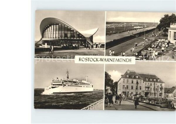 Rostock-Warnemuende Gaststätte Teepott Strandpromenade Fähr