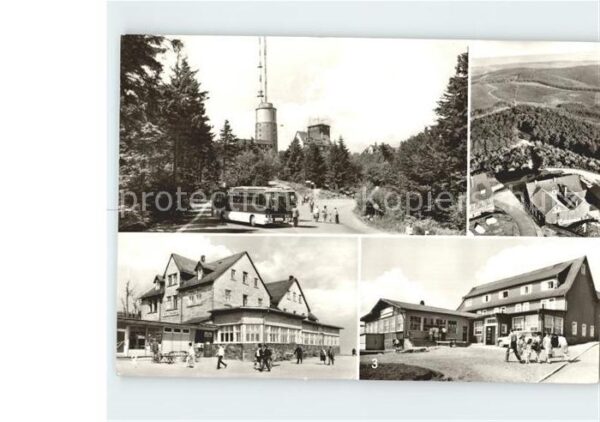 Inselsberg Schmalkalden Turm HO Gaststätte Berggasthof Stöhr