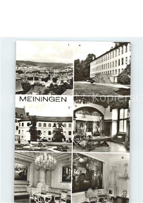 Meiningen Thueringen Schloss Eloisabethenburg Schlosshof  Ge