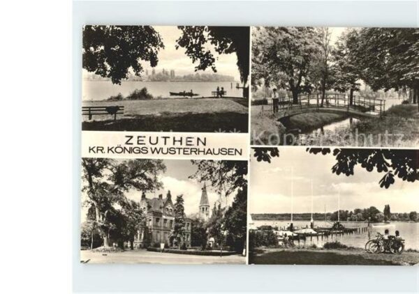 Zeuthen Kr Königs Wusterhausen Brücke Rathaus