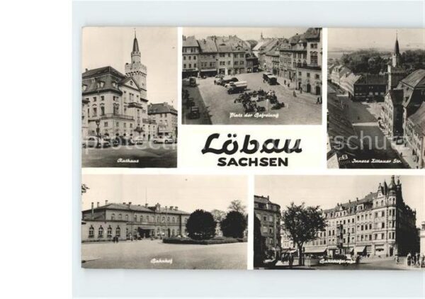 Loebau Sachsen Rathaus Platz der Befreiung Innere Zitt