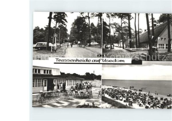 Trassenheide Usedom Weg zum Strand Ferienlager Friedrich Sc