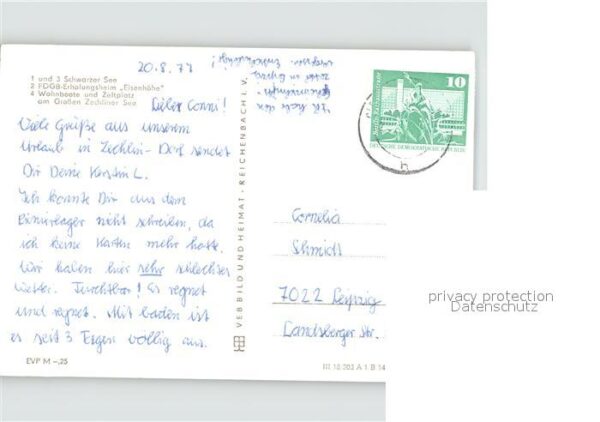 Flecken Zechlin Schwarzer See FDGB Erholungsheim Elsenh – Bild 2