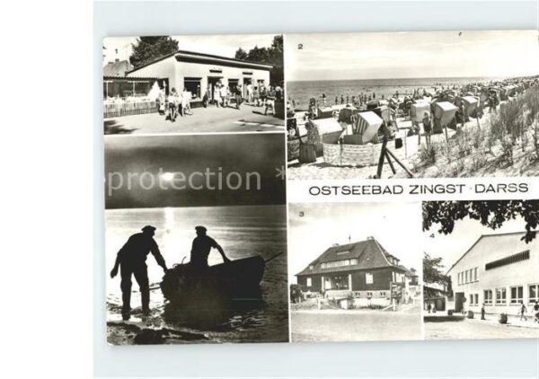 Zingst Ostseebad Strandstrasse Strand Kurhaus FDGB Erhol