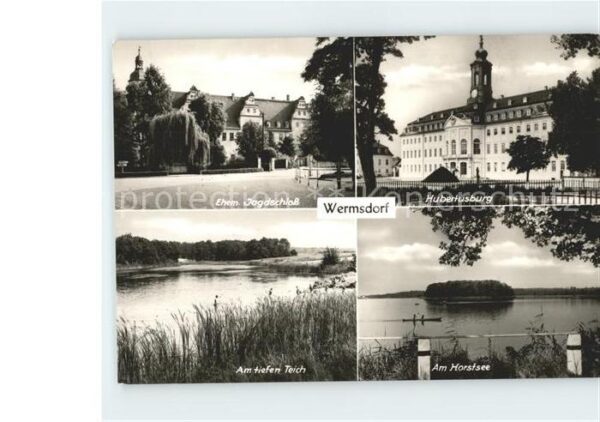 Wermsdorf Ehem Jagdschloss Hubertusburg Horstsee