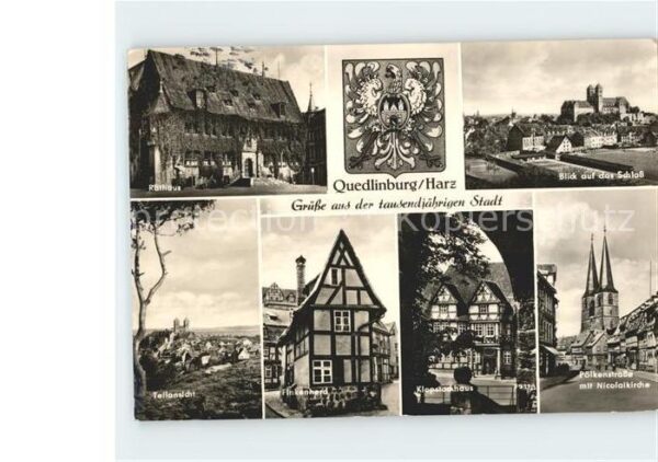 Quedlinburg Rathaus Schloss Pölkenstrasse Nicolaiki