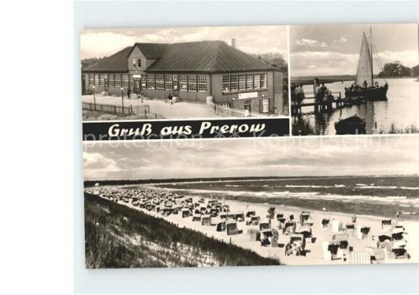 Prerow Ostseebad Segelboot Strand
