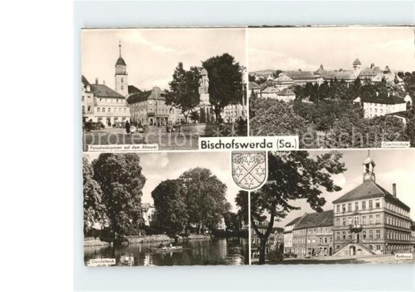 Bischofswerda Paradiesbrunne Altmarkt Goetheschule Go
