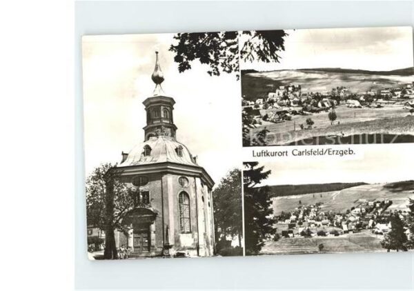 Carlsfeld Erzgebirge Kirche Teilansichten