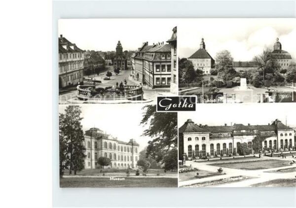 Gotha Thueringen Hauptmarkt Schloss Friedenstein Oranger