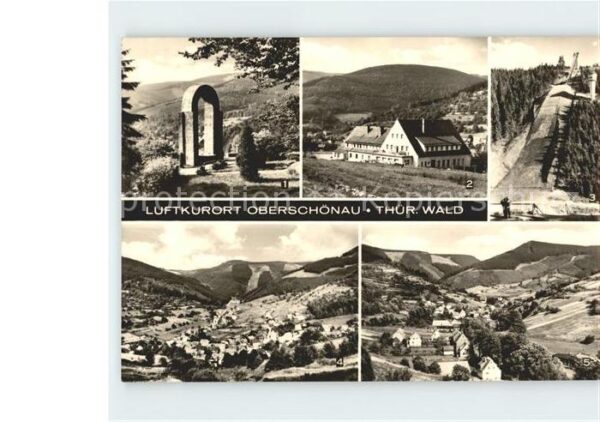 Oberschoenau Thueringen Ehrenmal Sprungschanze Rennsteig Erholu