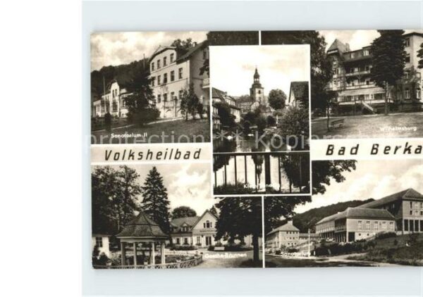 Bad Berka Sanatorium Goethe Brunnen Wilhelmsburg