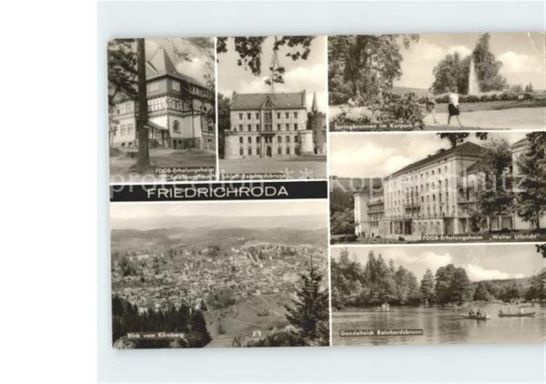 Friedrichroda FDGB Erholungsheim Spiessberghaus Sprin