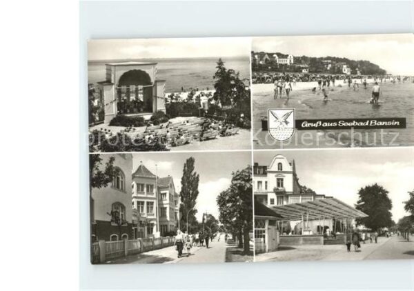 Bansin Ostseebad Strand Konzertbühne Teilansichten