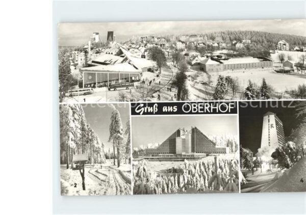 Oberhof Thueringen FDGB Erholungsheim Rennsteig Inerhotel