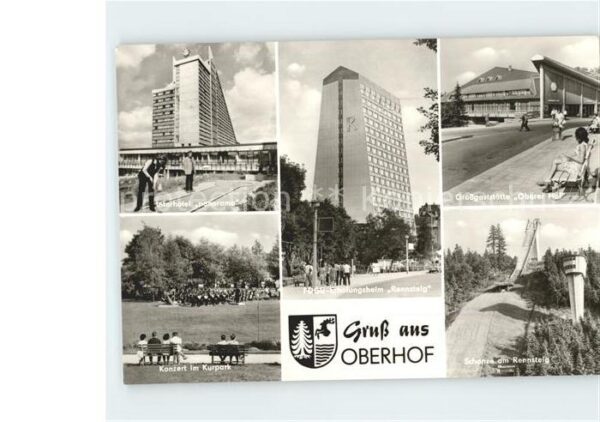 Oberhof Thueringen Interhotel Panorama Grossgaststätte Obe