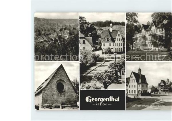 Georgenthal Kurhaus Kornhaus FDGB Heim Hotel Deutsc