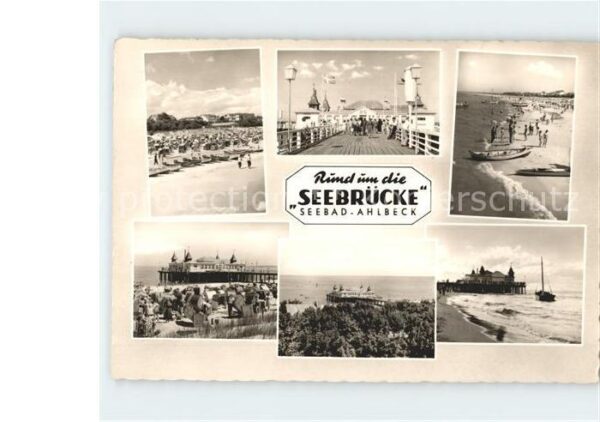 Ahlbeck Ostseebad Seebrücke Strand